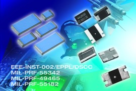 Vishay推出多款面向高端应用的Bulk Metal箔表面贴装电阻