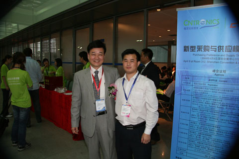  电子元件技术网总裁刘杰博士与老朋友会面