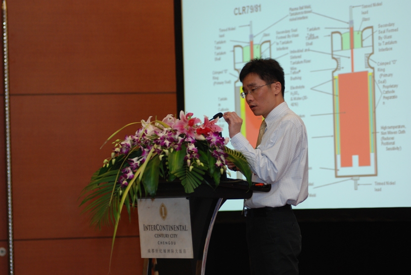 威世专家黄勇先生在演讲