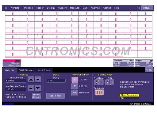 图四 顺序模式设置界面实例