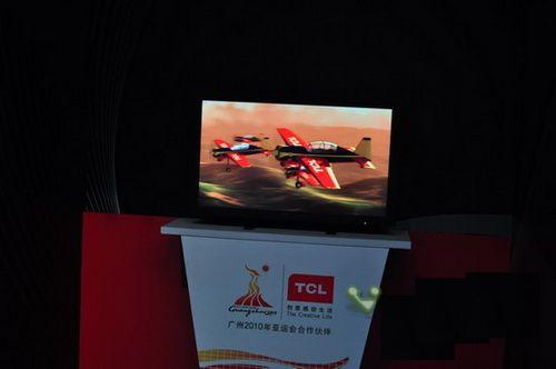 TCL 3D电视闪亮CEF，3D电视在2010真的&ldquo;火&rdquo;了