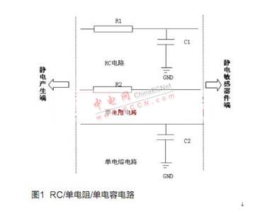 RC电路或者单电阻、单电容电路