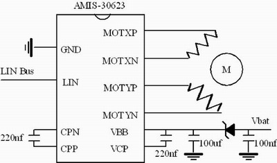 LIN总线从节点电路原理图