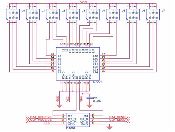 D7001/7002的典型应用电路图