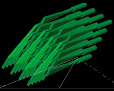 连接器管脚的三维实体模型