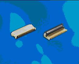 0.2毫米间距，0.9毫米高度FPC 零插入力连接器