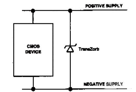 在单电源系统中使用TransZorb