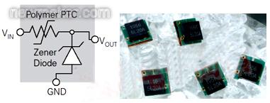 PolyZen器件电路和实物图