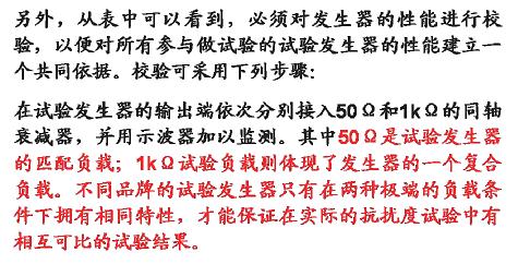 新标准对脉冲群发生器特性参数的要求
