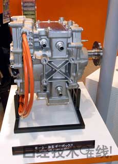 驱动马达与变速箱一体化的EV驱动组件