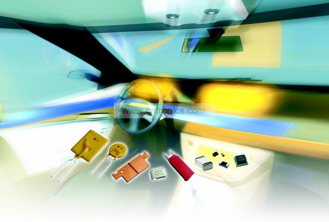 针对蓝牙?？榈牡湫偷缏繁；そ饩龇桨? /><br />
图5：针对蓝牙模块的典型电路?；そ饩龇桨浮?br />
<br />
<br />
<strong>发展前景 </strong><br />
<br />
<br />
汽车设计中越来越多的功率器件和高数据速率连接使得人们更加迫切地需要可靠、具有成本效益的电路?；そ饩龇桨?。TE Connectivity公司的研究、设计和应用工程师团队正在与汽车制造商、集成商和OEM厂商合作开发所需的元器件，从而推进各种新技术、支持新兴应用，并帮助汽车制造商满足苛刻的安全标准。 <br />
<br />
<br /><div><a  target=