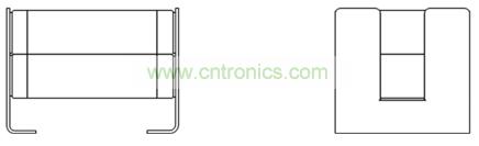 图3: 带有金属端子的多层陶瓷电容器的结构图 (2段品)