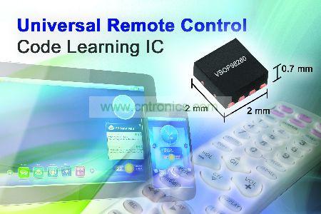 业内首款将信号探测和处理功能集成进单个器件的学习型遥控码IC--- VSOP98260
