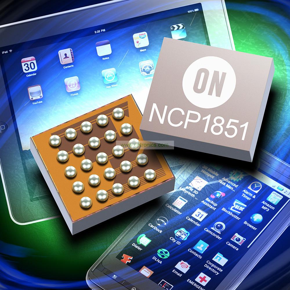 安森美推出提升智能手机能效的全集成锂离子电池充电器