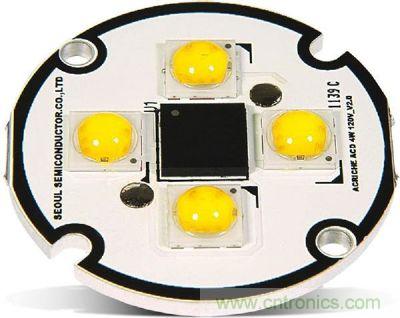 Acrich2　ACLED在LED数量增加、亮度表现提升，可直接AC电源驱动，简省驱动电路设计空间与成本