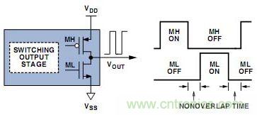 图6. 输出级晶体管的先合后开开关