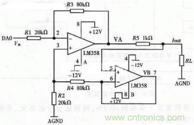 压控恒流源原理图