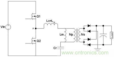 LLC谐振半桥拓补结构
