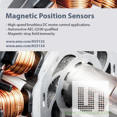 图题：奥地利微电子推出可靠、准确的位置传感器芯片