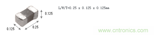 村田发布世界最小尺寸的独石陶瓷电容