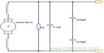 Δ形干扰抑制电路