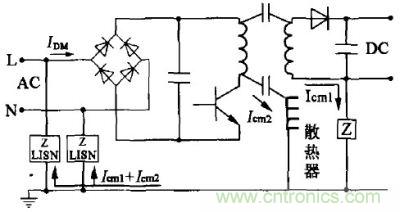 共模噪声电原理图