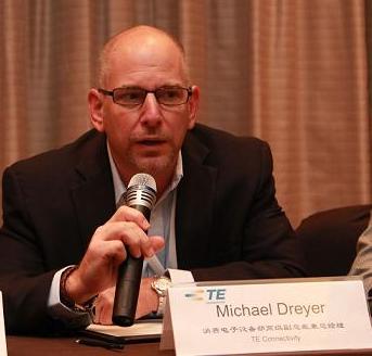 图4：TE Connectivity消费电子设备部高级副总裁兼总经理 Michael Dreyer先生
