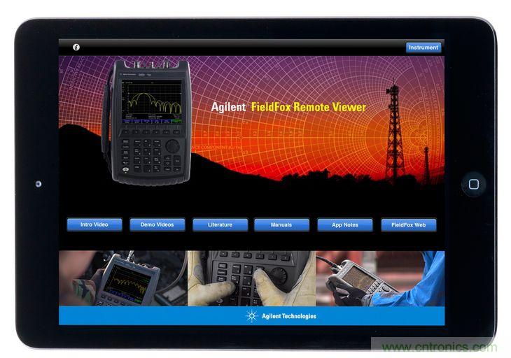 图1:结合IOS的FieldFox