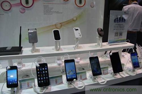 图2：基于联芯双核/四核平台的多款智能终端机型闪亮登场。