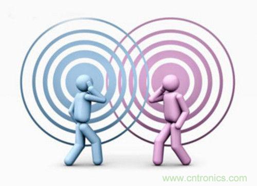 图3:电话周围形成辐射磁场