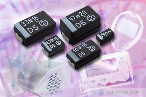 Vishay发布医疗设备用TANTAMOUNT固钽片式电容