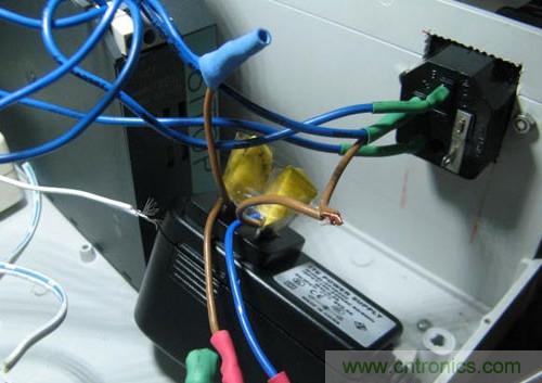 可调电源DIY：内部接线