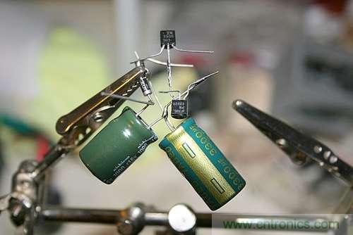 电磁钟摆DIY线路图:各种焊接