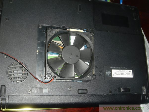 月饼盒DIY:自制笔记本散热风扇