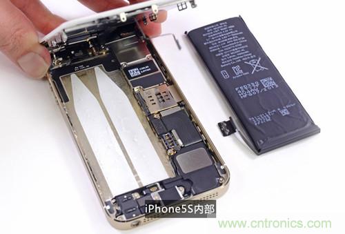 土豪金iPhone 5S拆解：内部结构升级，维修难度增加