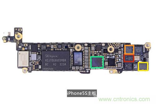 土豪金iPhone 5S拆解：内部结构升级，维修难度增加