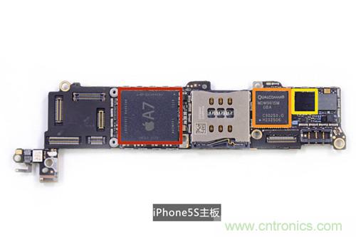 土豪金iPhone 5S拆解：内部结构升级，维修难度增加