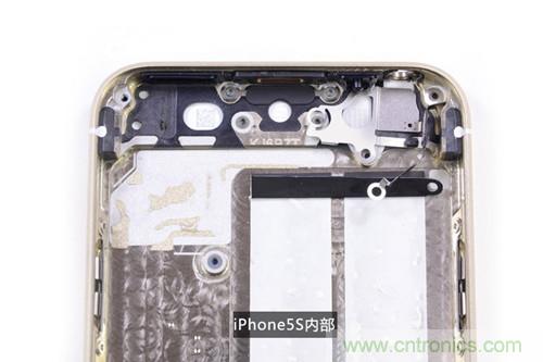 土豪金iPhone 5S拆解：内部结构升级，维修难度增加