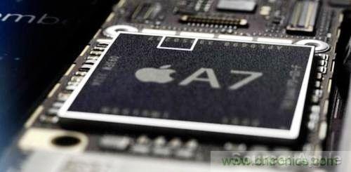 A7苹果标志上方的小小区块是该公司自己标记出的指纹数据储存区域