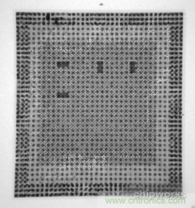 A7处理器上方的X光影像