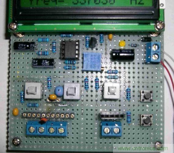 DIY集电容、电感和频率为一体的测量仪器