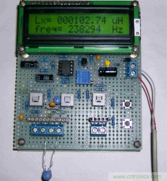 DIY集电容、电感和频率为一体的测量仪器
