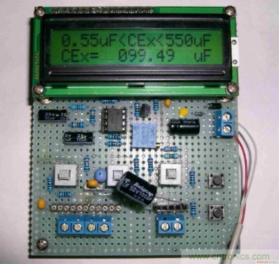 DIY集电容、电感和频率为一体的测量仪器