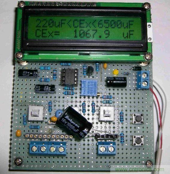 DIY集电容、电感和频率为一体的测量仪器