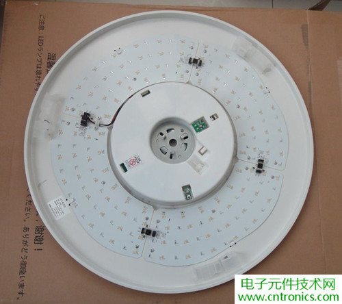 高端大气上档次！智能?？氐鞴釲ED吸顶灯拆解