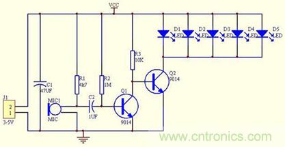 DIY：简单自制声控LED旋律灯
