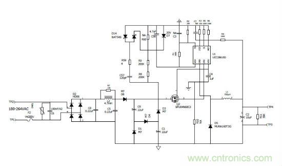 无须反馈！简单高效的LED驱动电源设计