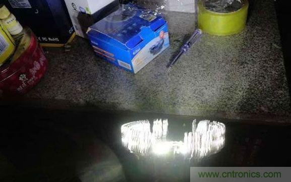 变废为宝！风扇散热器变身山寨LED灯