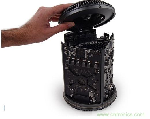 Mac Pro只有顶部一颗风扇