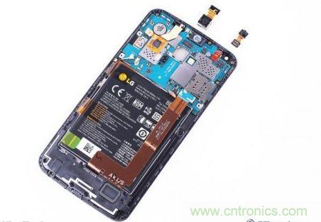 拆 LG曲屏机G Flex